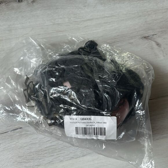 Victoria’s Secret Chain Strap‎ Lace Push-Up Teddy size 2 XL black NWT in pkg - Picture 4 of 8